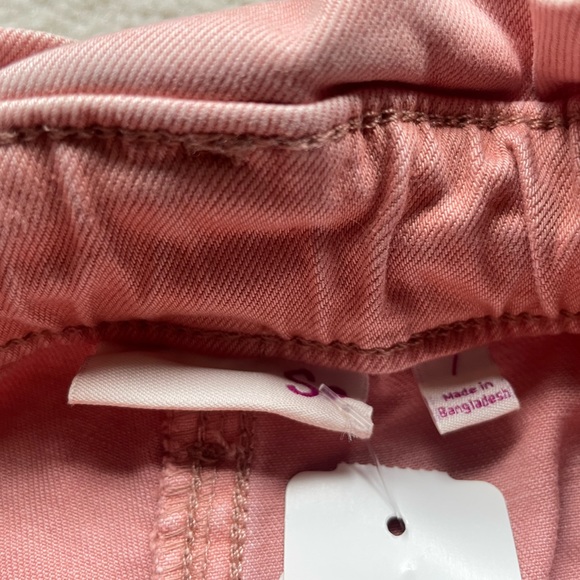 New SO High Rise Waist Utility Pants Junior Size 7 Pink - Picture 6 of 10